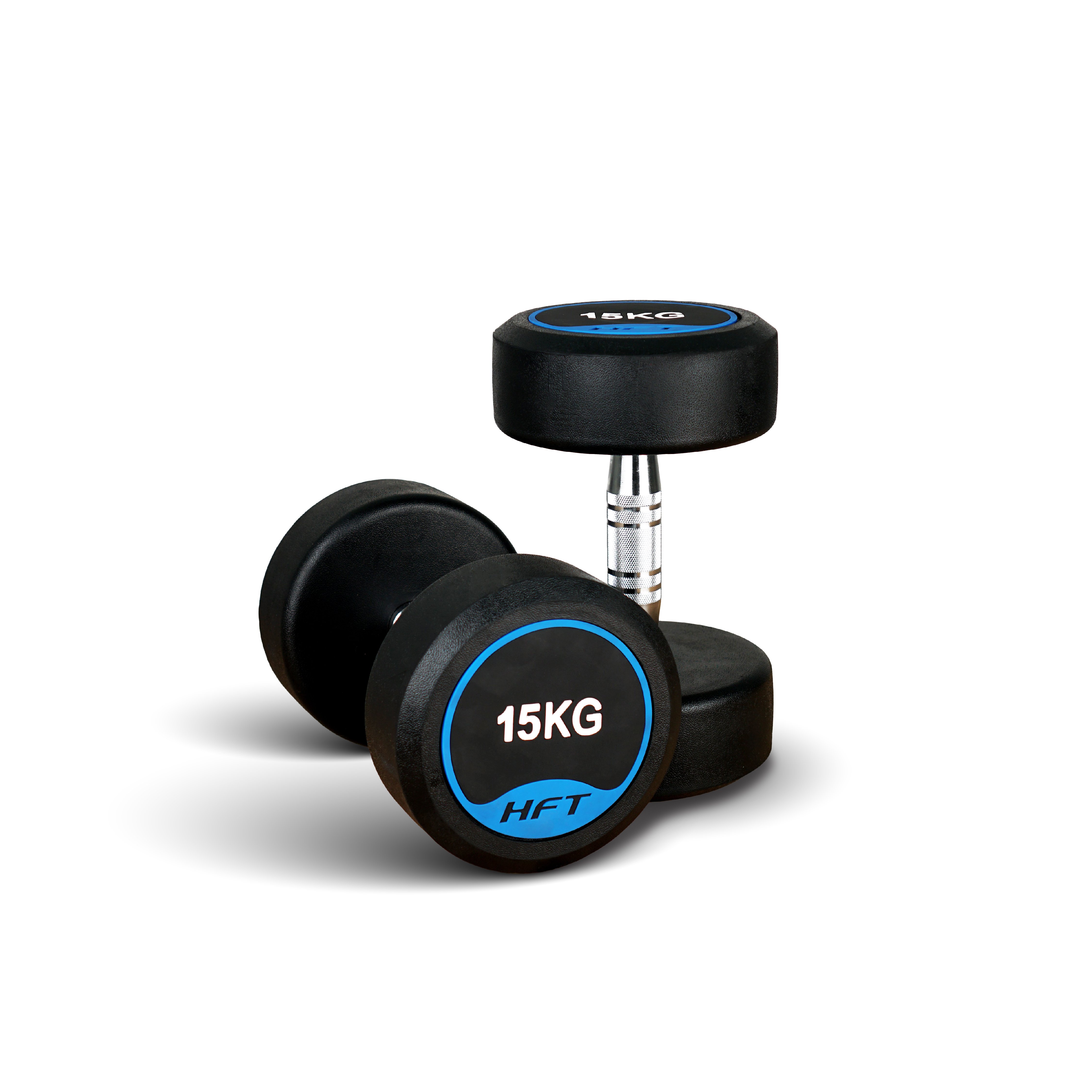 ดัมเบลกลม HOMEFITTOOLS 15 KG 1 คู่_0